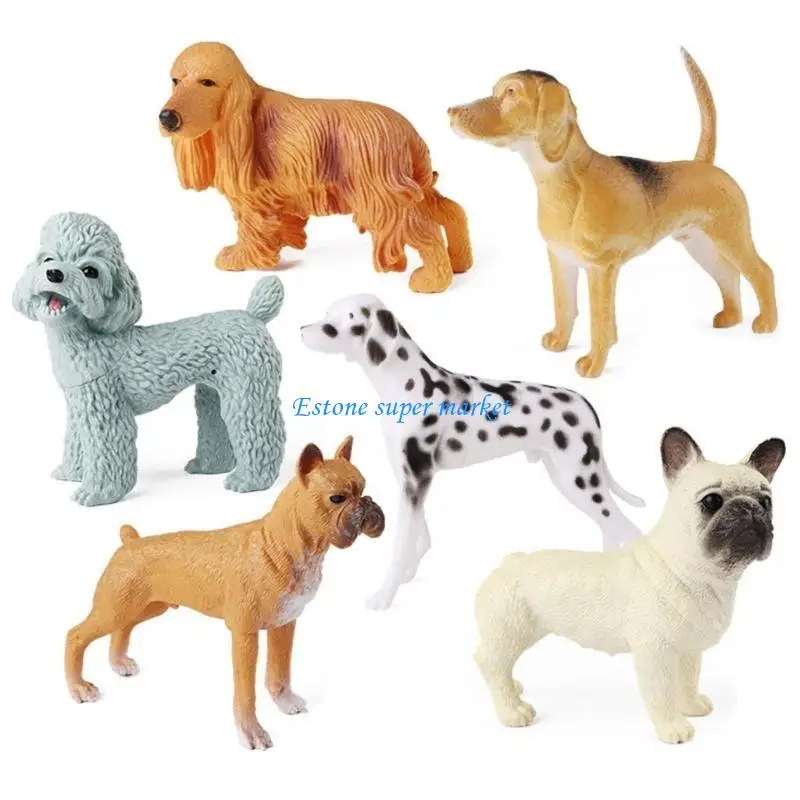 090B Animal Model Figure Dog Hollow Figurine Kids Educational Toy Collectible Statue