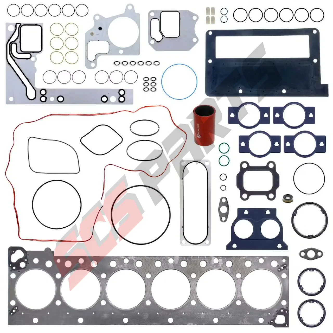 

4089169 4955596 4352145 Комплект верхних прокладок головки блока цилиндров подходит для Cummins ISX QSX X15