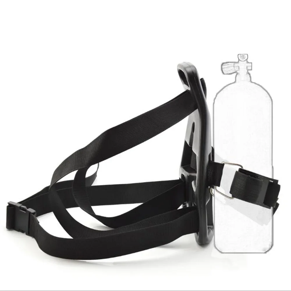 Scuba Diving Gas Bottle Support Holder Single Tank Back Pack Gas Cylinder Bracket Diving Tank Bracket