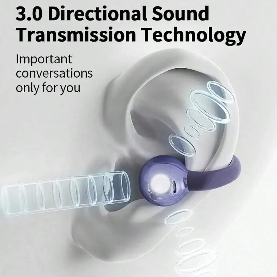 جديد Q71 TWS سماعات توصيل العظام بلوتوث 5.3 سماعات أذن بمشبك على الأذن سماعات عرض رقمية رياضية مريحة