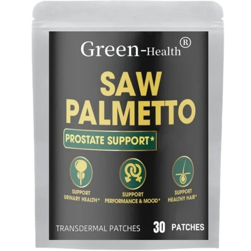 

Saw Palmetto Transdermal Patches Hair Growth Energy - 30 Patches One Month Supply