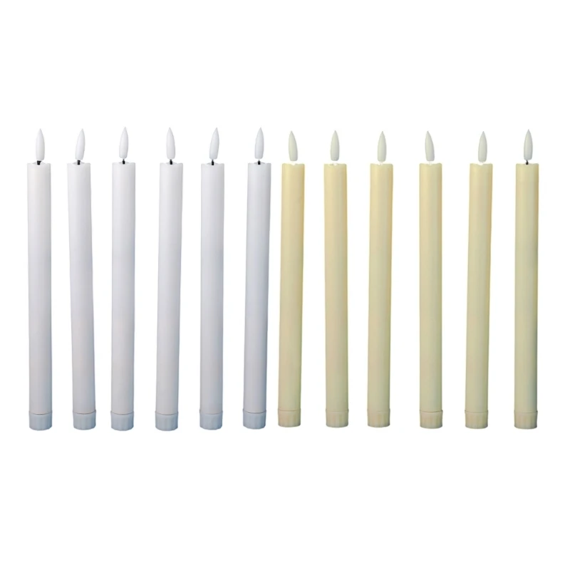 6PCS LED Battery Powered Remote Control with Flameless Design Suitable for Comfortable Home and Event Lighting 831F