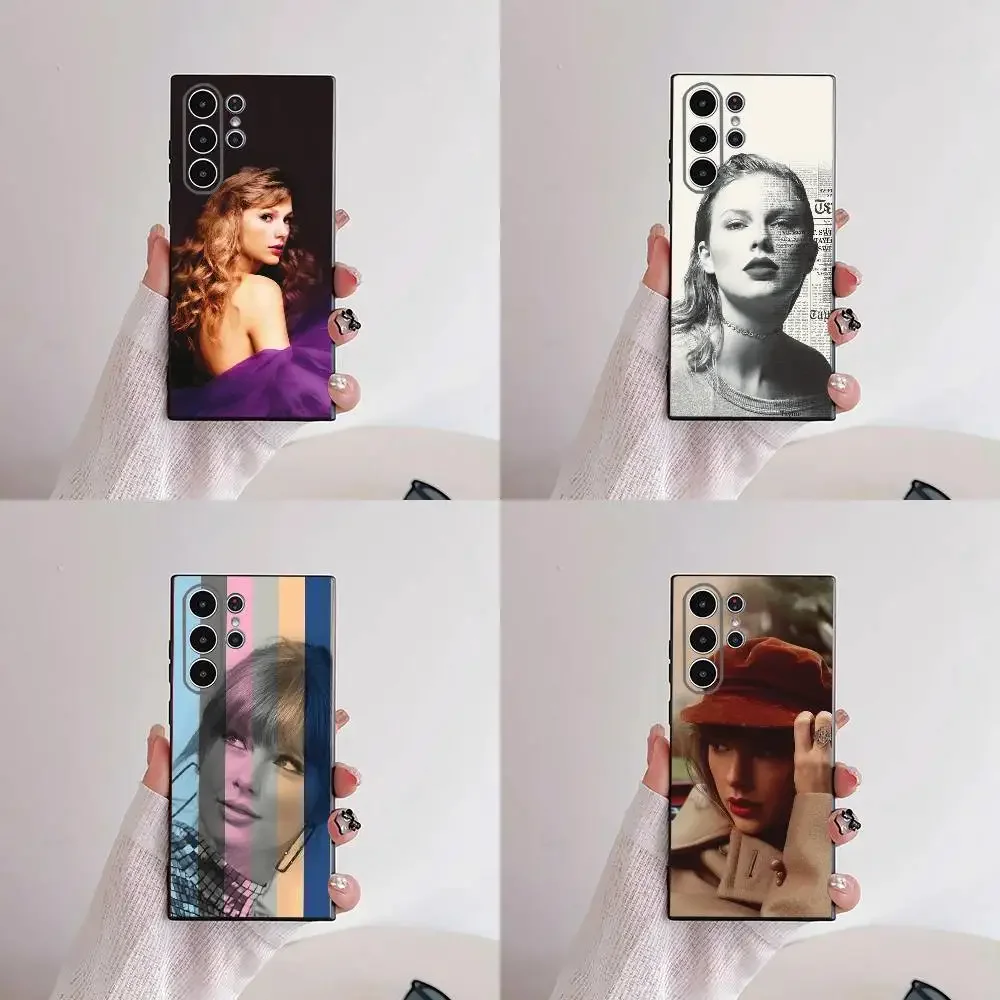 Singer The Life Of T-Taylor A Showgirl Phone Case For Samsung S25,S24,S21,S22,S23,S30,Ultra,S20,Plus,Fe,Lite,5G Black Cover