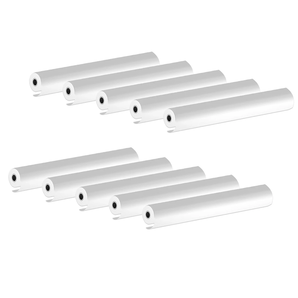 【تخفيضات】10 لفات (6 م،Φ30 مم) ورق حراري A4 للطابعة الحرارية المحمولة لمذكرة استلام الصور وملف PDF