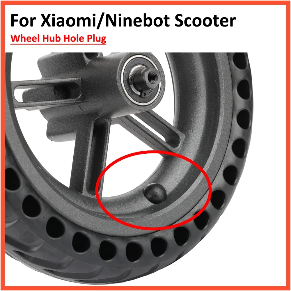 Solid Tire Wheel Hub Cap Rubber Plug For Xiaomi M365 Pro 1S Mi3 Electric Scooter Ninebot Max G30 G30D G30LP Wheel Air Hole Parts