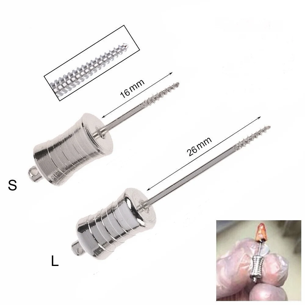 1pc Dental Broken Root Drill Remnant Extractor Dental Stainless Steel Tooth Extraction Screw Dentistry Materials Tools