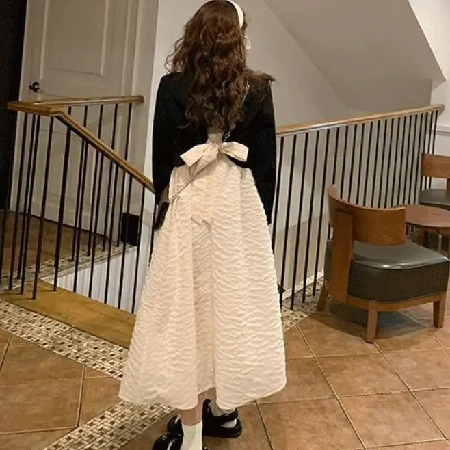 

plus Size Princ Sle Strap Dr Two Piece Set Autumn Suit Korean Loose Fit Faionable plus Size Women's Clothing