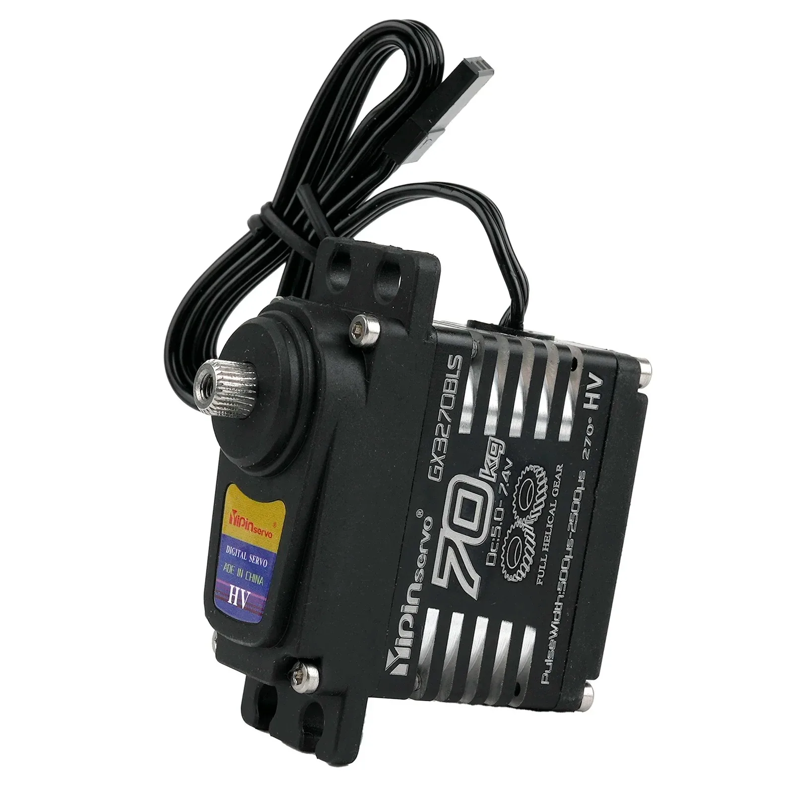 

70KG Brushless Servo Large Torque Full Helical Gear 180°/270°/357°/360° Waterproof IP68 Servos For RC accessories