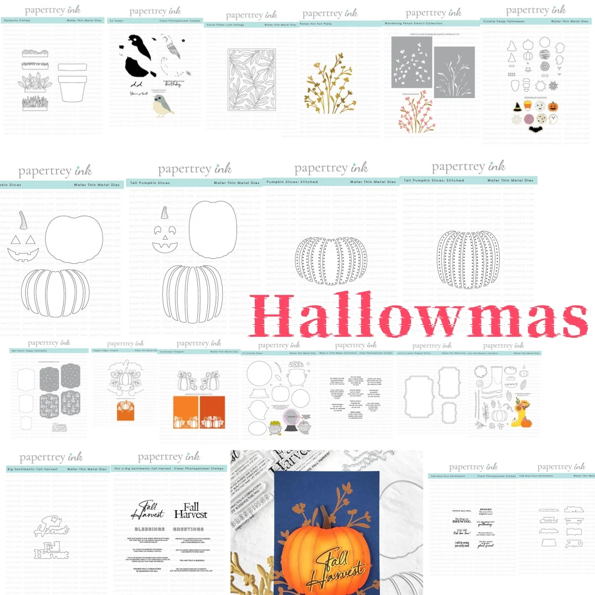 

2025 New Halloween Pumpkin Bird Clear Stamps Metal Cutting Dies Stencil Hot Foil for DIY Decorating Scrapbook Paper Card Album