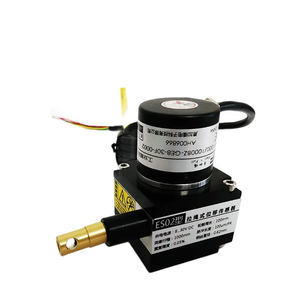 Es02 Zug draht Verschiebung sensor Zug draht Sensor Zug draht Encoder Zug draht Elektronisches Lineal Maximaler Hub 4000mm