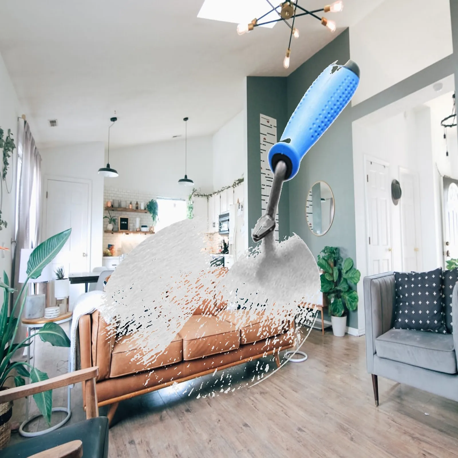 Brick Trowel Handheld Plastering Trowel Home Improvement Sturdy Construction Tools Professional for Drywall Bricklaying