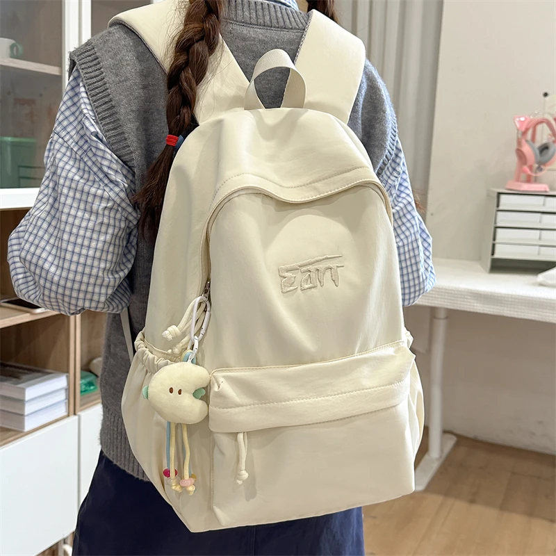 

New Fashion Backpack For Women 2026 Student Large Capacity Leisure Backpack Schoolbags For Teenage Girls Boys Travel Bookbag
