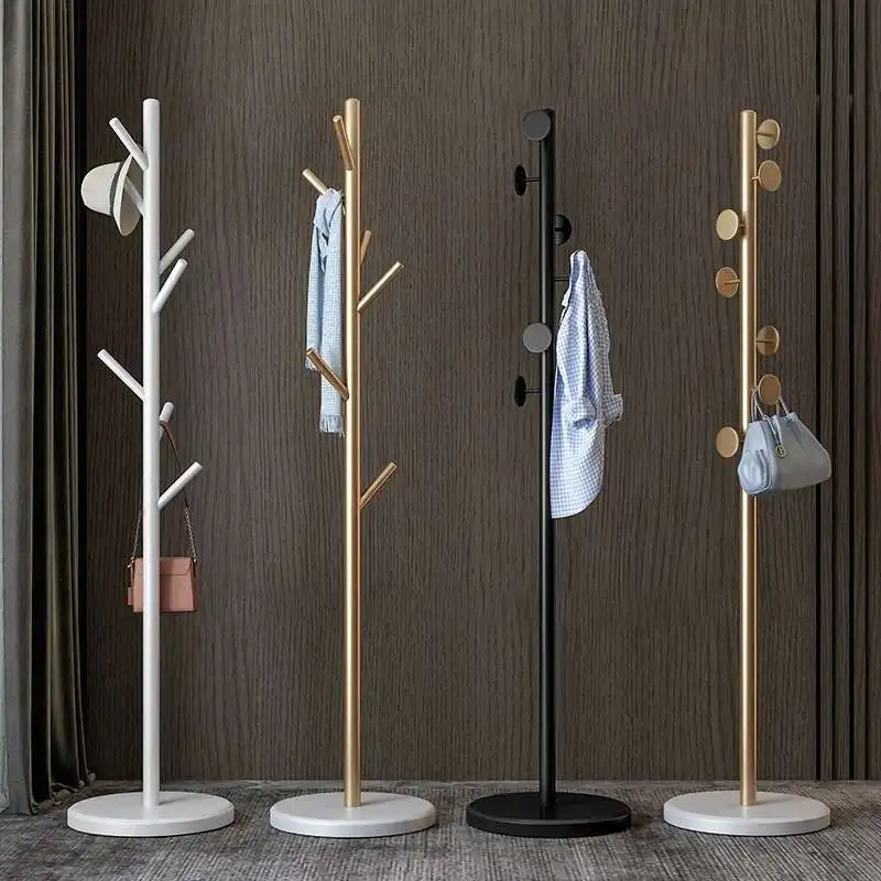 

Nordic Metal Coat Rack Minimalist Designe Standing Floor Clothes Drying Rack Free Shipping Percheros Furniture Living Room