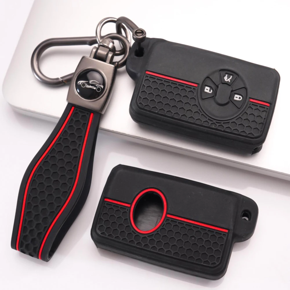 Smart Key Shell With Lanyard For Toyota RAV4 Camry Prius Alphard Vellfire Estima Auris Premio Highlander Prado Crown Dustproof