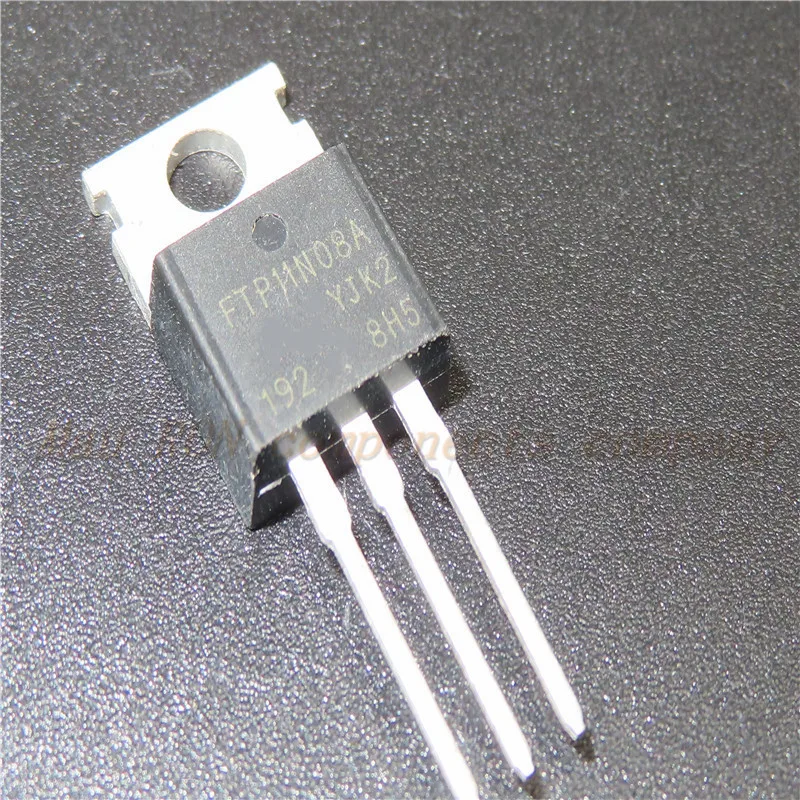 10PCS/LOT  FTP11N08 TO220 FTP11N08A   100A 75V MOSFET TO-220 original authentic In Stock