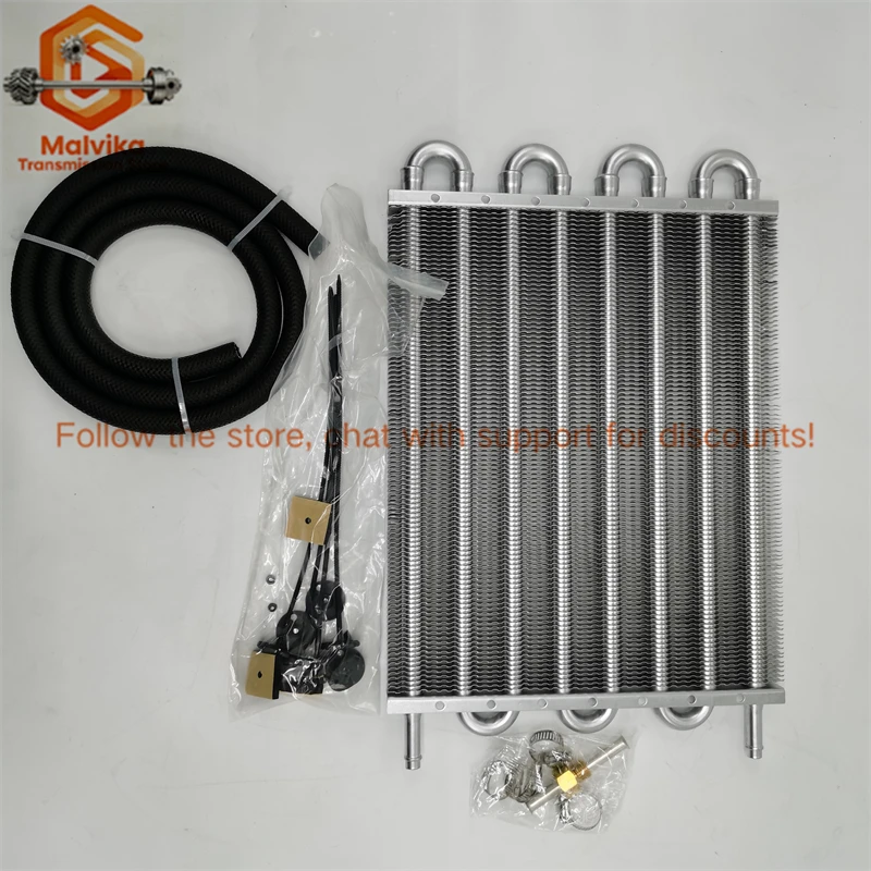 

JF011E RE0F10A F4A232 For Hyundai Mitsubishi Nissan 8-Tube Reinforced Durable Transmission Oil Cooler Radiator