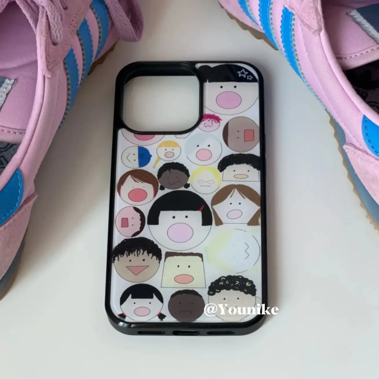 Coque de téléphone personnalisée Kawaii, dessin animé coréen Ins, poupée