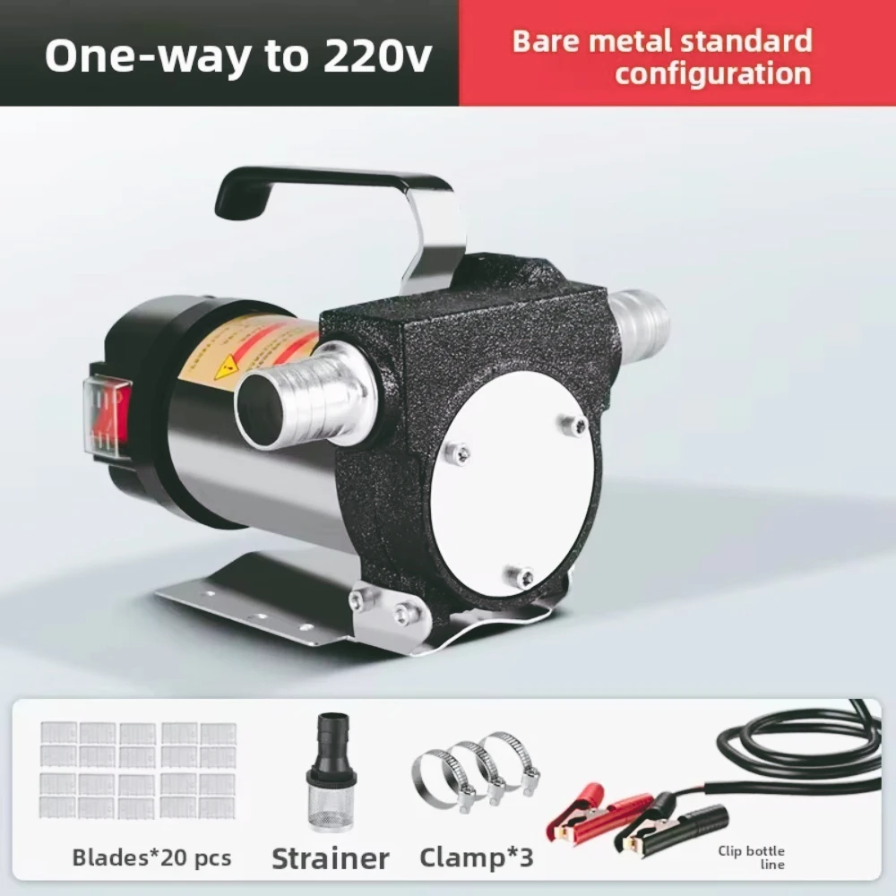 

Bomba de aceite eléctrica duradera con función de avance y retroceso 12V/24V/220V, autocebante, dosificadora de diésel, con pist