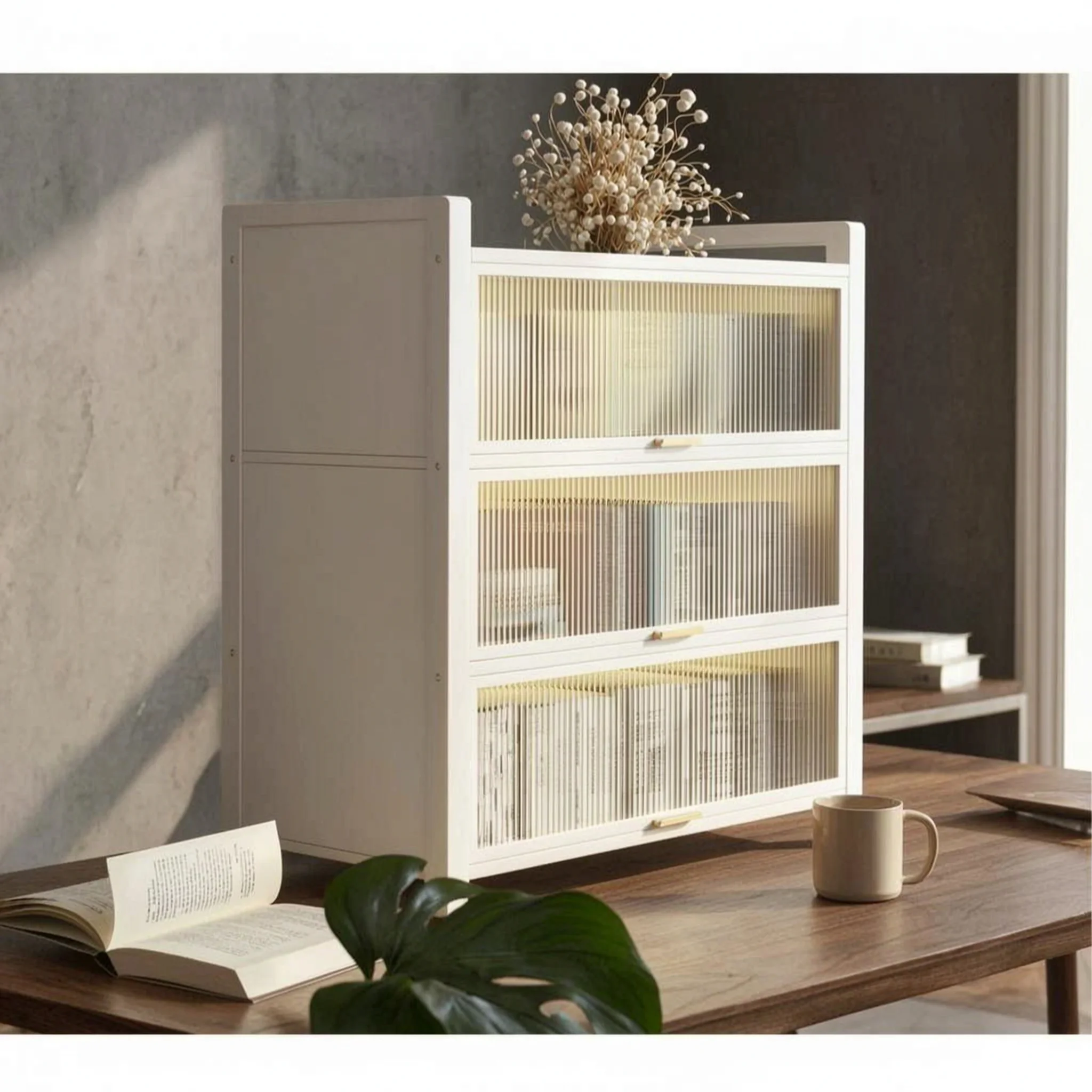 armoire-de-rangement-en-acier-avec-portes-cannelees-vitrine-autoportante-anti-poussiere-organisateur-de-rangement-moderne-etageres-robustes