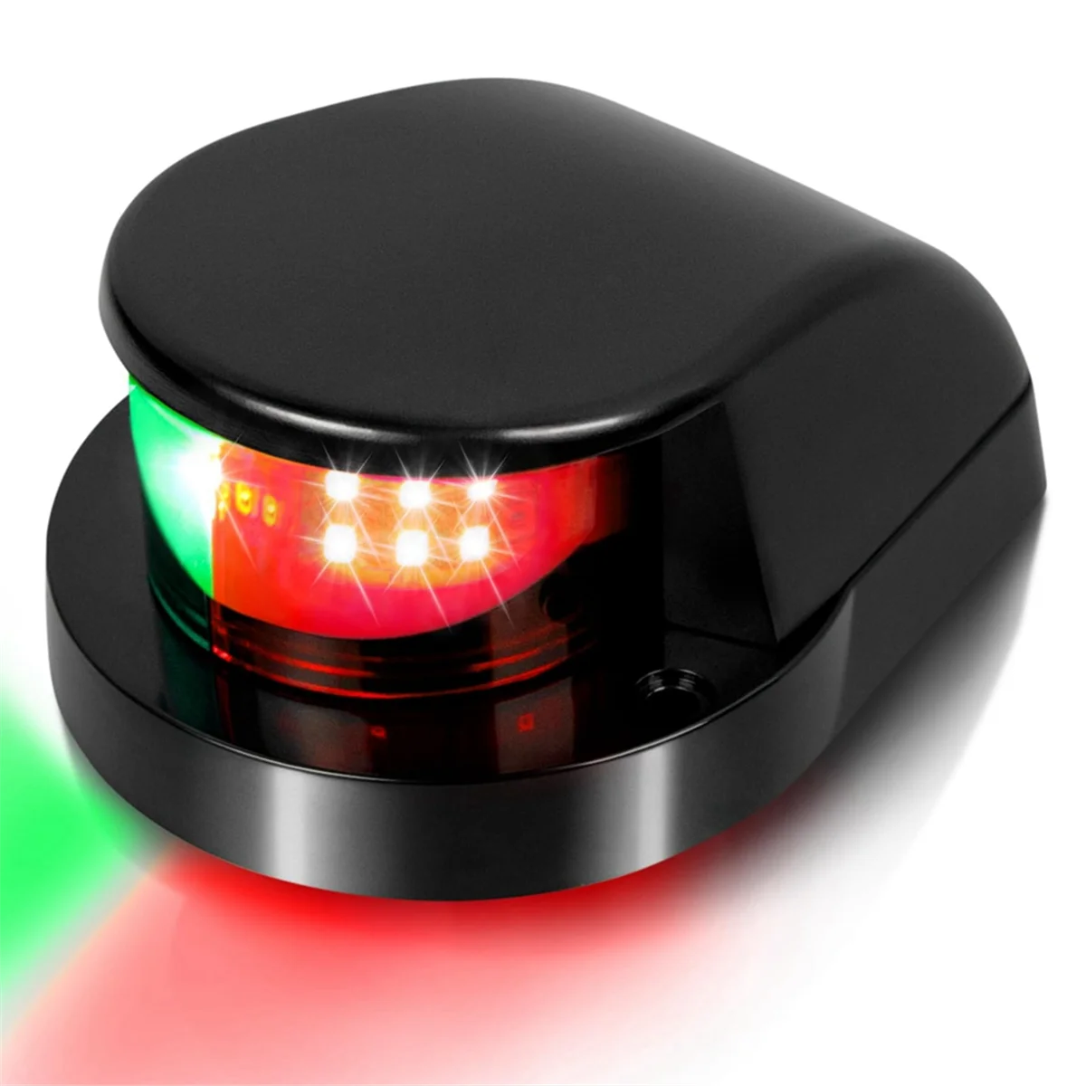 

Bow Navigation Light, Marine LED Navigation Light, Yacht Light Boat Light Warning Light for Pontoons, Boats Black