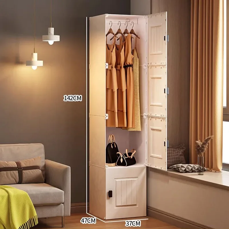 

Space Saving Modular Closet Small Cheap Plastic Partitions Clothes Jewelry Organizer Wardrobe Modern Muebles Home Furniture