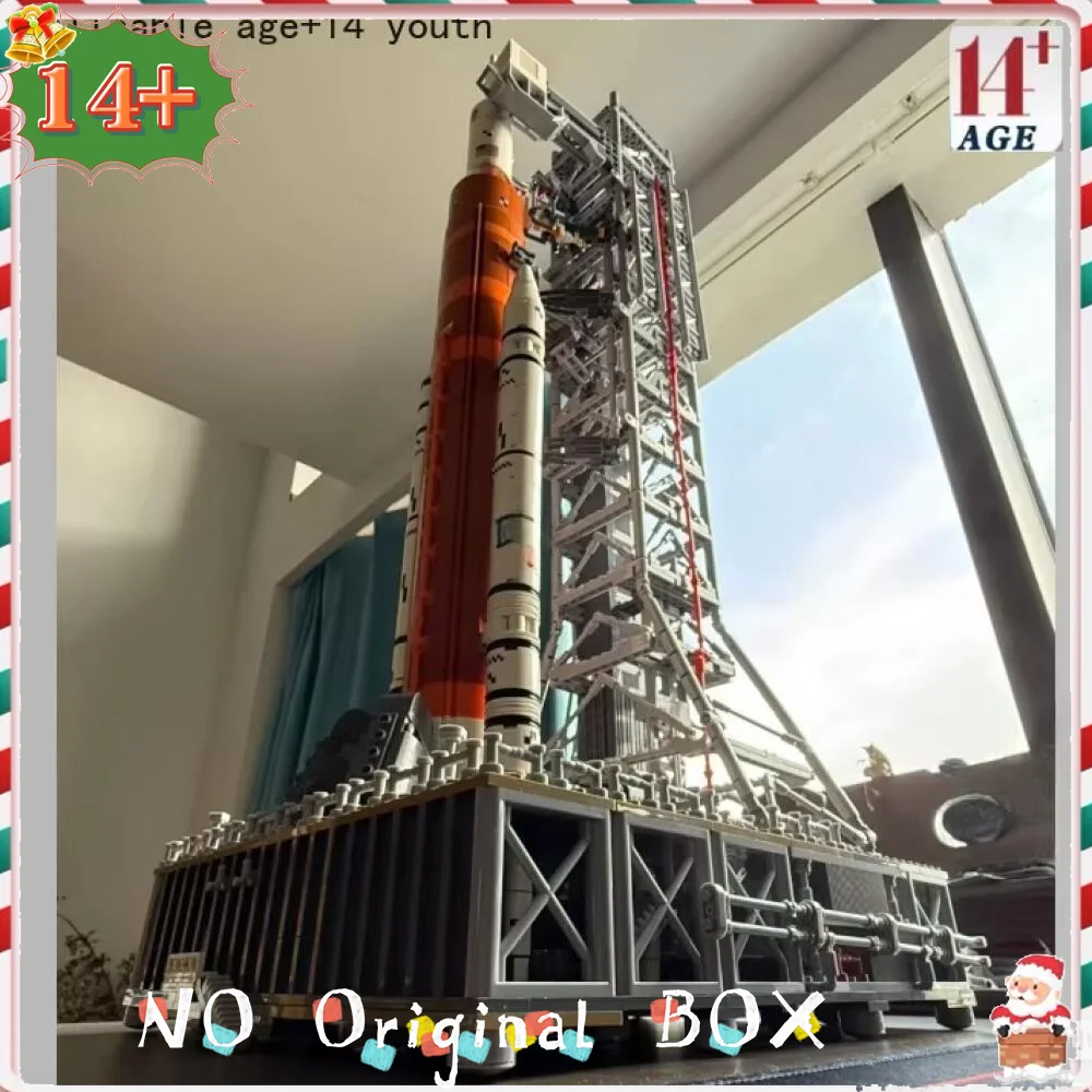 

New 10341 Artemis Space Launch System Model Building Blocks Space Shuttle Bricks for Children Christmas Christmas Gift