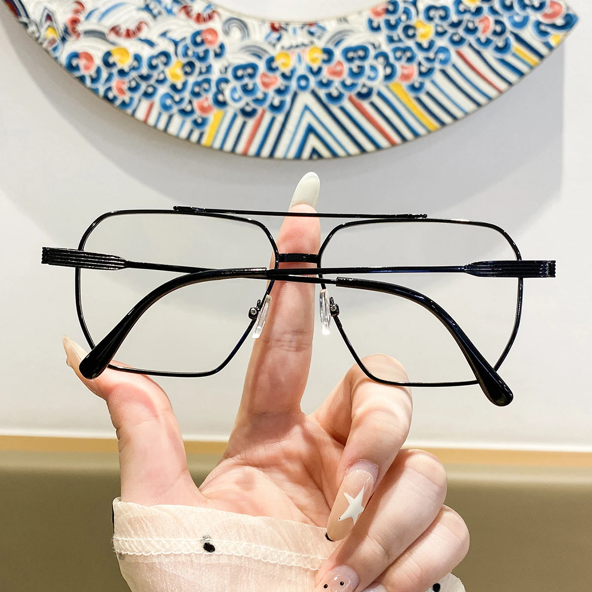 زوج واحد من النظارات النسائية  - مراجعة Women'S Fashion Glasses Non Prescription وسعره