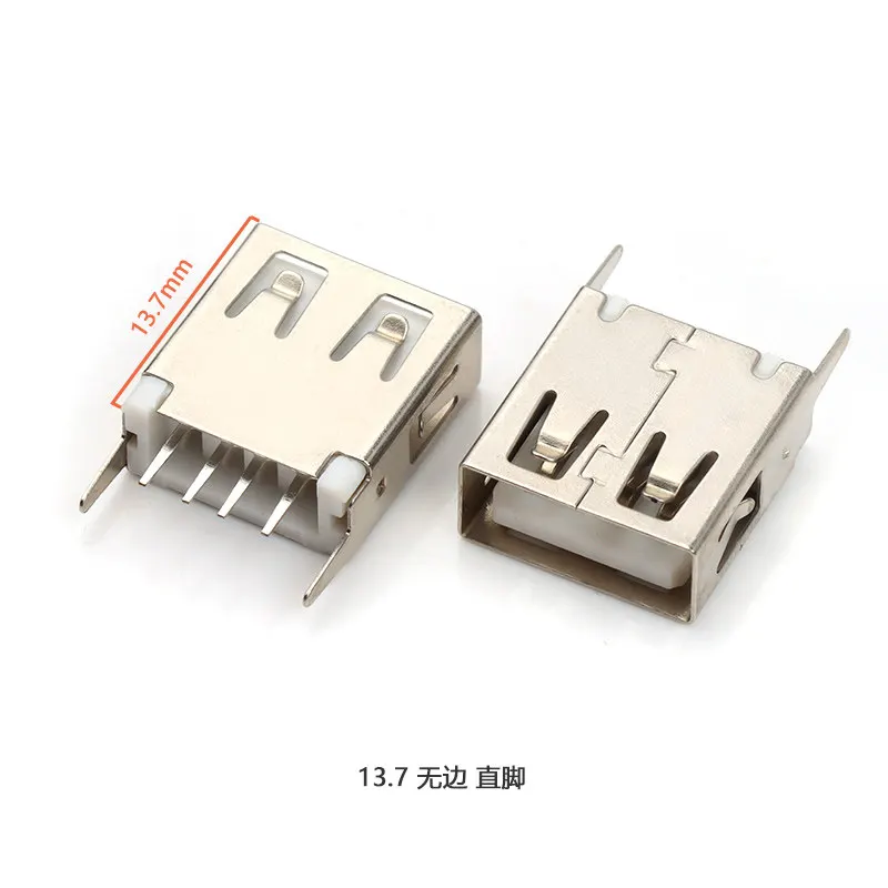 10 Stück USB 2.0 Buchsenstecker 10,0/13,0/13,7/15,0/17,5/19,6/20,5/24,5 MM Gerader Stecker Ladeanschluss AF180 ° für Elektronik – Detail 12