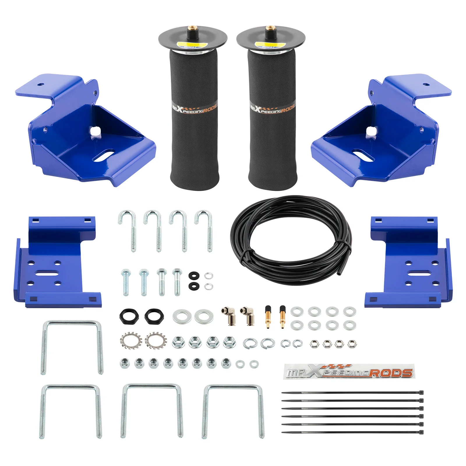 Air Helper Spring Suspension Kit Fit For Ford F-150 PICKUP 2WD 4WD 2010-2014 Rear Air Helper Spring Bag Leveling Kit