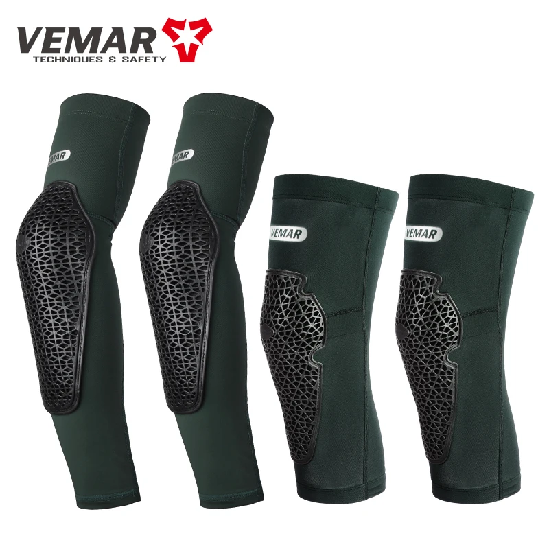 VEMAR E-06 E-07 Summer Motorcycle Knee Pads Mtb Cycling Knee/Elbow Protection Mountain Bike BMX DH ATV Motocross Elbow Pads