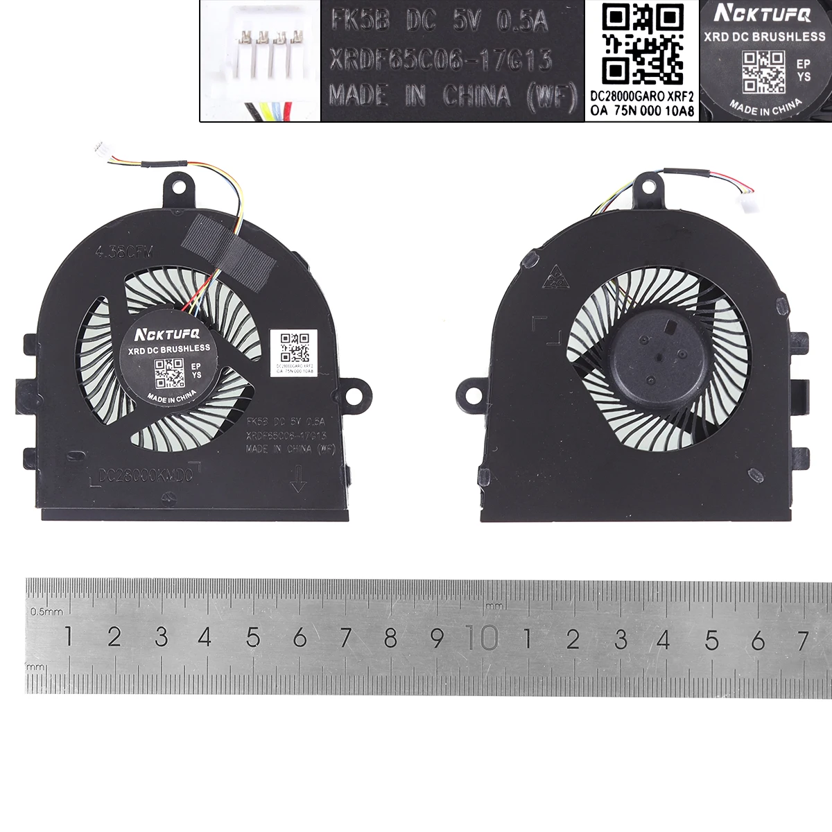 Laptop Cooling Fan for DELL Insprion 3480 3481 5493 3491 Latitude 3490