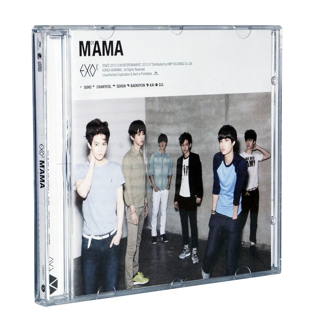 Imagem -02 - Pop Music Box Grupo Cantor Masculino Exo k ° Mini Mama Versão Coreana wu Yifan Kris Luhan Zhang Yixing Huang Zitao Equipe cd