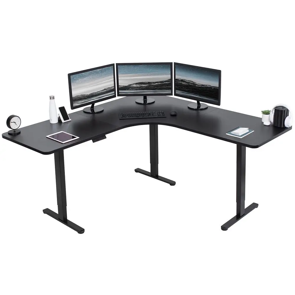 

58 Farmhouse Executive Desk with Drawers, Home Office Desk with File Drawer and Storage Cabinet, Rustic Computer Desk for Worki