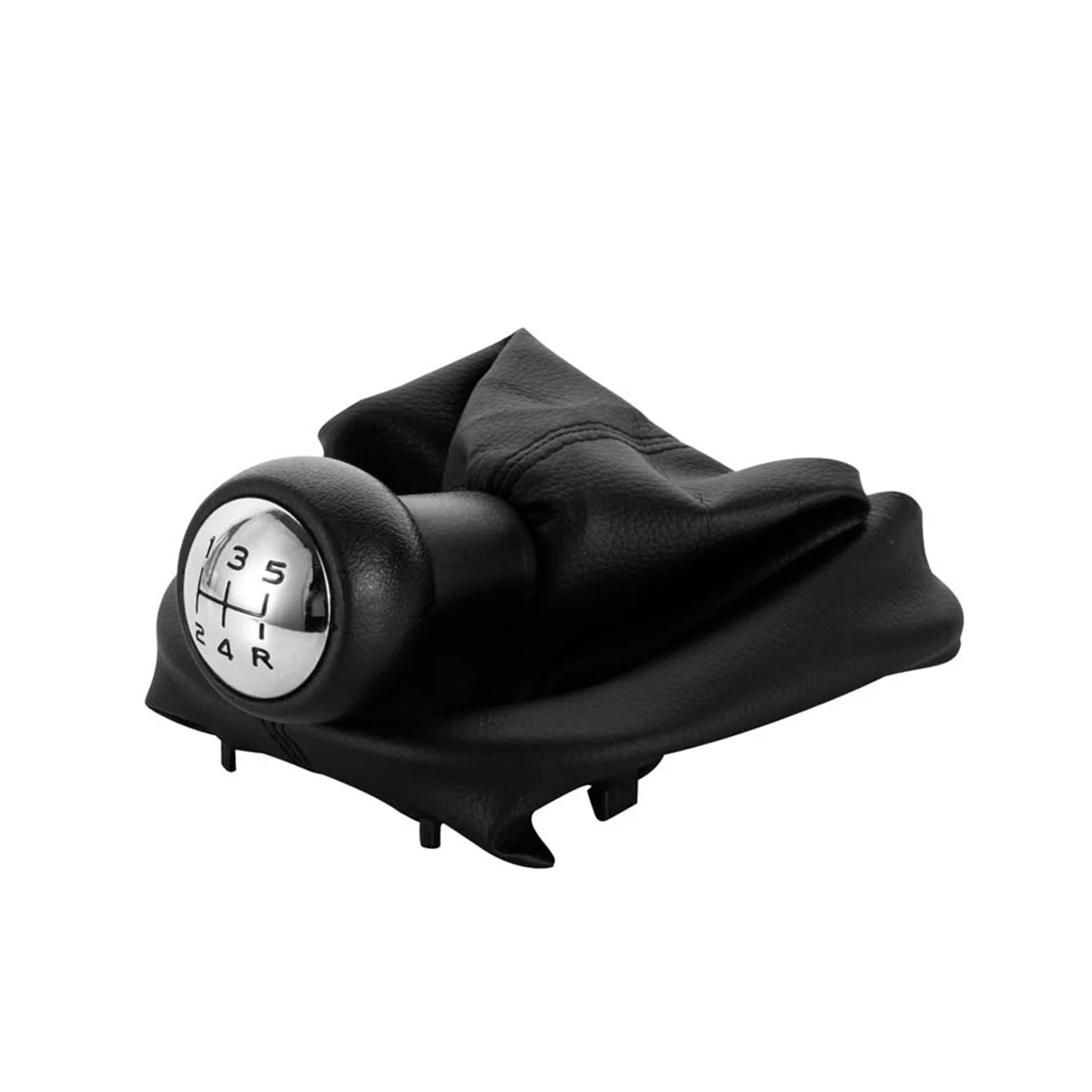 For PEUGEOT 207 307 406 For CITROEN C3 C5 XSARA, 5 Speed Gear Shift Knob with Gaiter Boot Cover, Manual Shifter Replacement Car