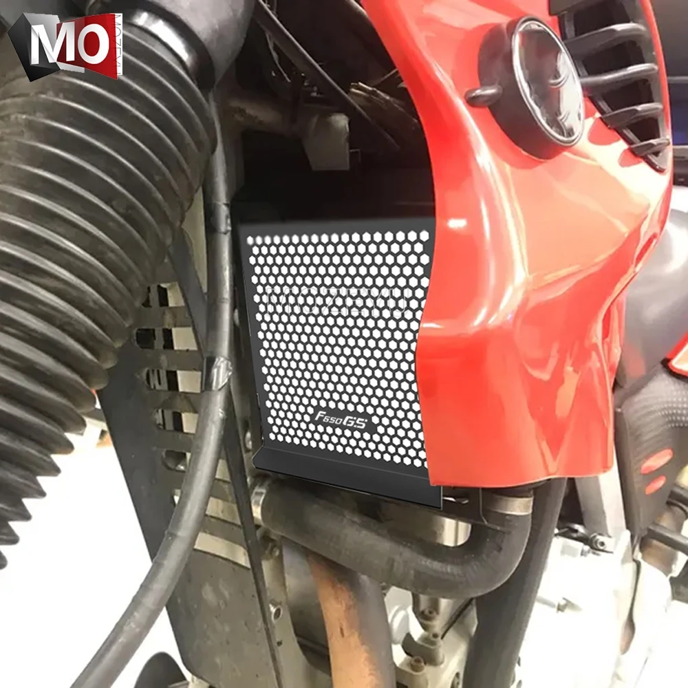 

For BMW F650GS Single/Dakar 2000-2007 G650GS/GS650GS Sertao 2008-2016 Radiator Grille Guard Cover Protection Water Tank Shield