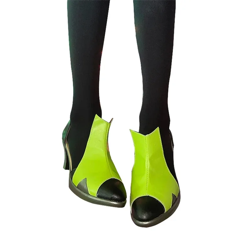 AGCOS 2022 Racing Miku Cosplay Shoes Miku Racing Cosplay High Heels Shoes