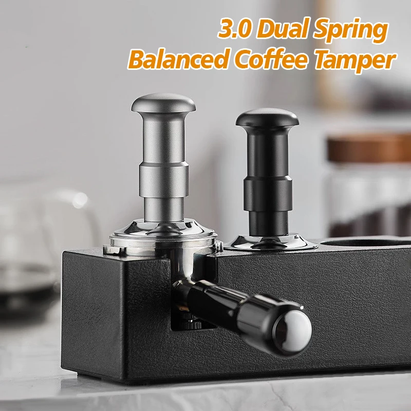 OANKR 51mm 58mm Espresso Tamper Calibrated Tamper Barista Tool, Auto-Leveling and 30lb Spring Loaded Design Coffee Tamper
