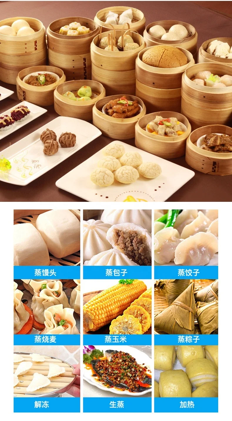 Best Selling Electric Food Warming Snack Warmer Electric Food Steamer For Breakfast Shop
