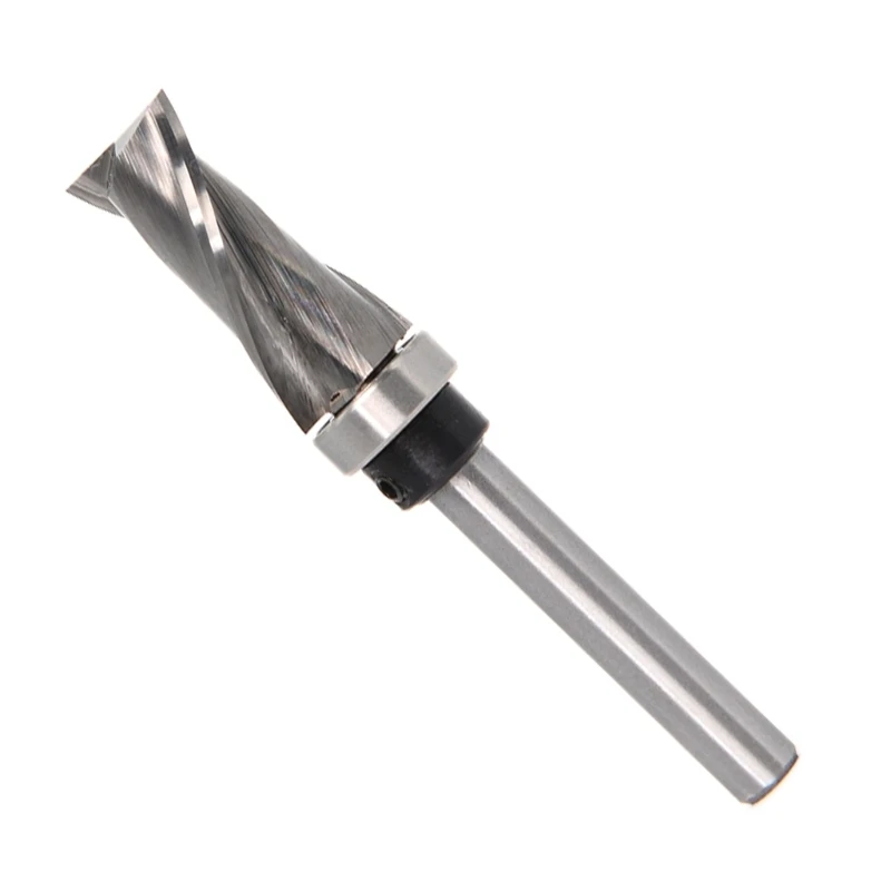 Imagem -05 - Ultra-perfomance Compressão Flush Guarnição Carboneto Sólido Router Bit para Carpintaria End Mill in mm Shank Tipos Aço Dropship