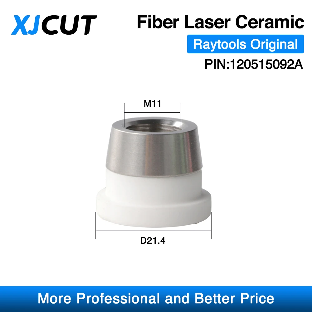 Raytools 3D Original Laser Ceramic 120515092A 120515093A D21.4 M8 M11 Nozzle Holder For BD04K BS12K Fiber Laser head
