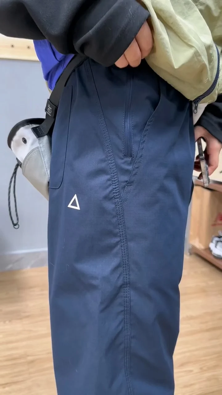 Frühling Sommer Reißverschluss-Taschen Cargo Freizeithosen Herren Schnelltrocknende Jogginghosen Wanderhosen Outdoor Alltagskleidung Schmal Zulaufende Hosen für Männer – Detail 8