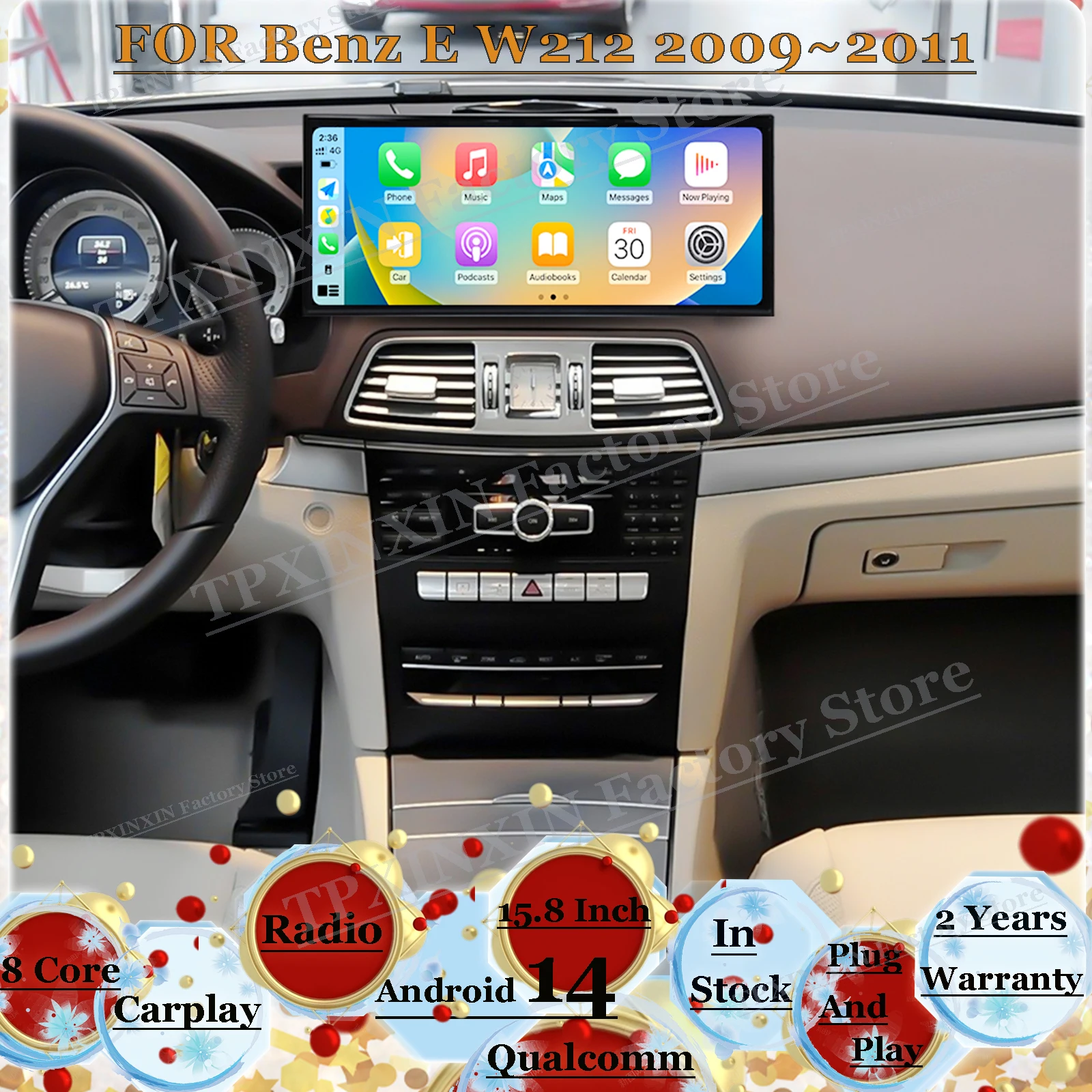 

Qualcomm 8 Core Android Multimedia For Benz E W212 2009~2011 GPS Navigation Car Radio Coche With BT 5.0 Wifi Stereo Head Unit