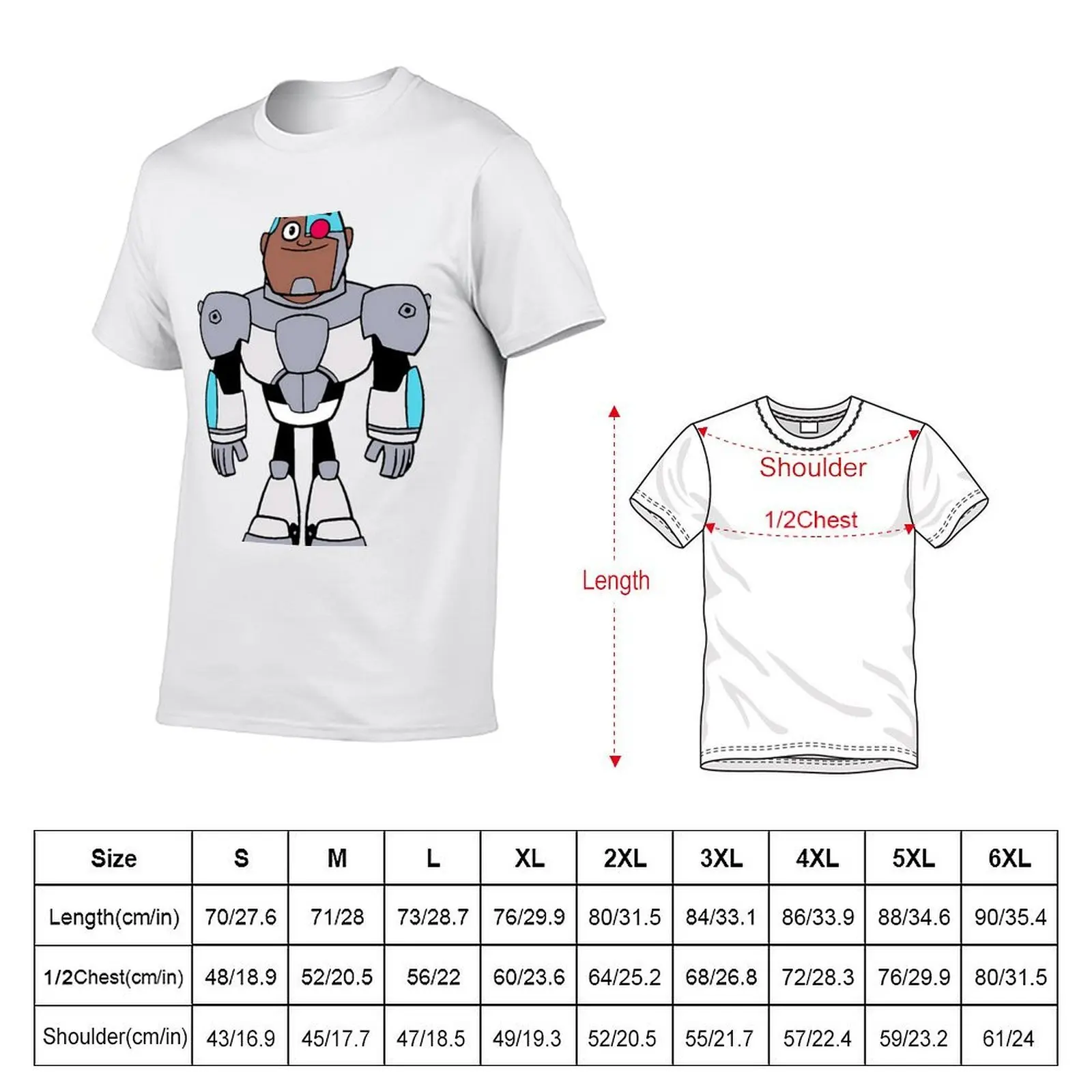 Cyborg T-Shirt custom t shirt Blouse cotton t shirt men
