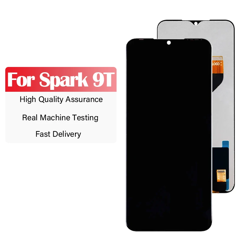 

LCD Screen for 6.60 inches Tecno Spark 9T KH6 LCD Touch Screen Digitizer Assembly with Repair Tool and Glue for spark 9 kg5p lcd