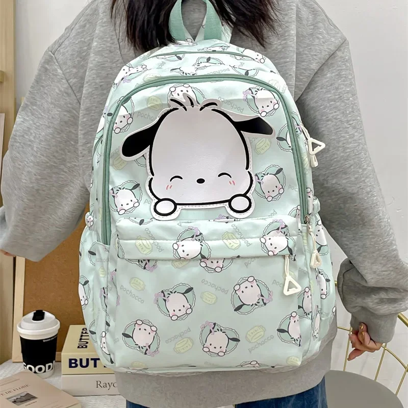 Kawaii Sanrio Kuromi Hello Kitty cute cartoon plecak anime prosty prezent dla dziewczynek z plecak studencki dekompresyjnym o dużej pojemności