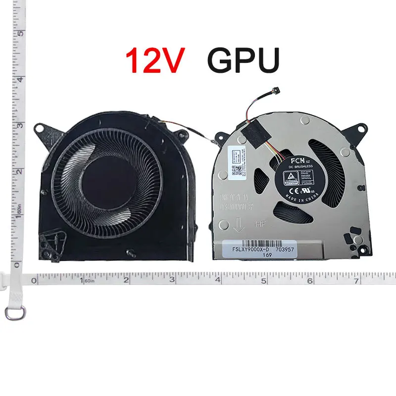 Laptop CPU GPU Fan For Lenovo Legion S7 16IAH7 82TF 16ARHA7 82UG Y9000X R9000X 2022 5F10S14024 5F10S14025 BAPC0808R2HY002 - view 6