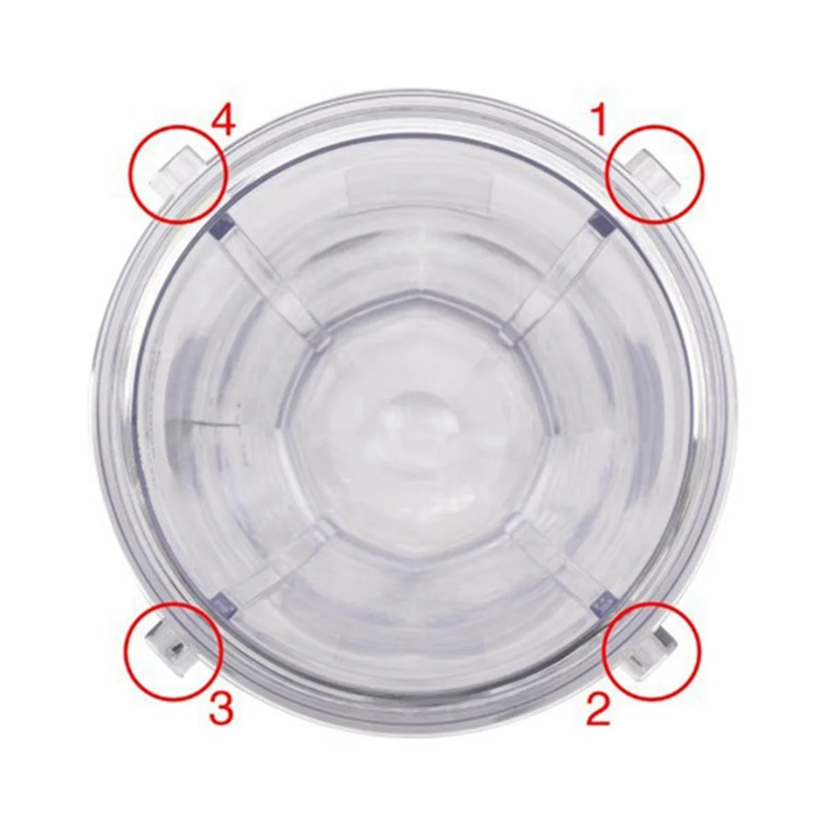 Peças de Substituição para Liquidificador Ninja, Copo de 24Oz, Lâmina Extratora de 7 Fins, para Nutri Ninja Auto IQ BN801 SS101 BL480-30 BL641