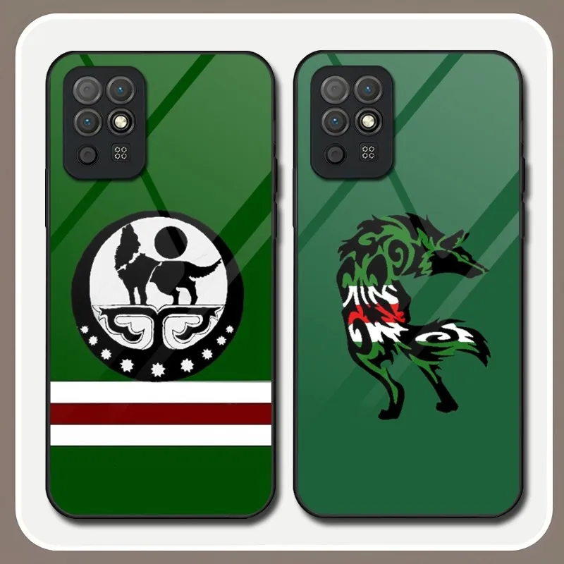 Chechnya Flag Phone Case Tempered Glass For Huawei P30 P40 P20 P50 P9 Smartp Z Pro Plus 2019 2021 Design Back Cover