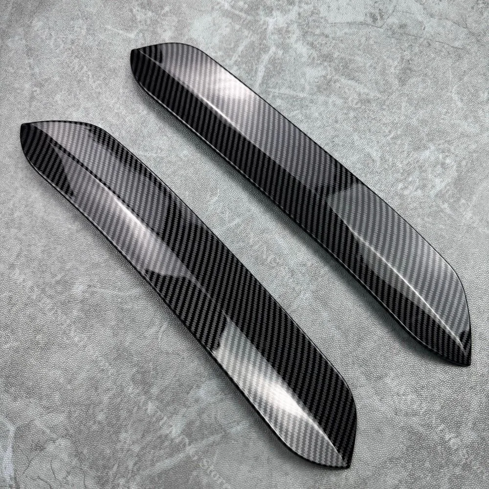 2pcs Glossy Black For Oettinger Roof Spoiler Extentions Flaps Rear Wing For VW Golf 7 MK7 MK7.5 GTI GTD GTE R R-LINE 2012-2020 view 6