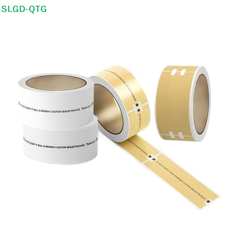 100/150Pcs Tamper-Proof Sealing Stickers Security Labels Sealing Tape Roll Anti Theft Package Seal Tape For Shipping Packaging